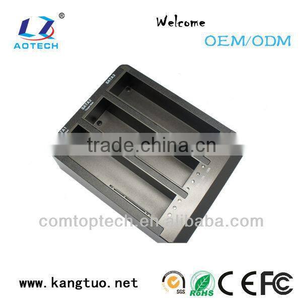 Support 4TB 2.5&3.5 dual sata usb3.0 hdd docking station