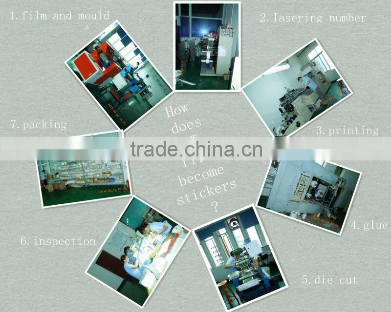 Customized high security barcode label qr label