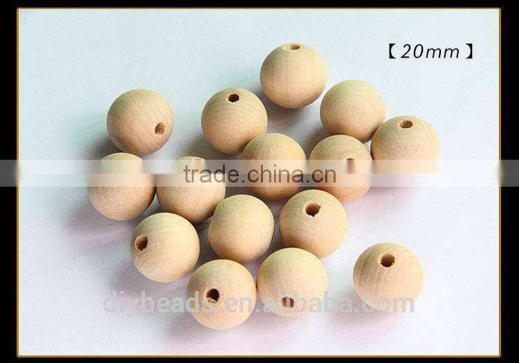 5-6mm origional wood round beads for garment decoration