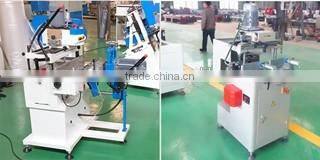Variable angle profile window welding UPVC machine
