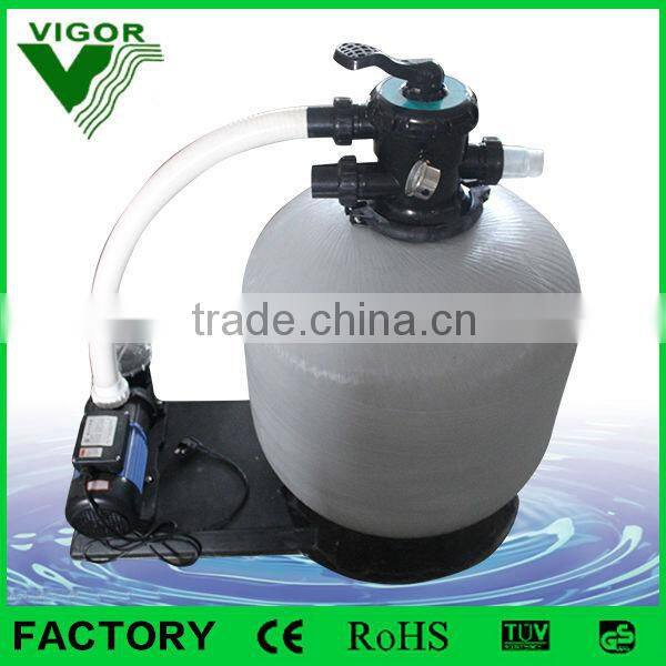 Factory 2014 Excellent Fiberglass house use sand filter for portable swimming pool