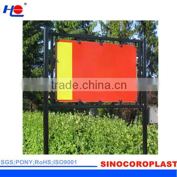 plastic convenient to move pp coroplast odorless signboard