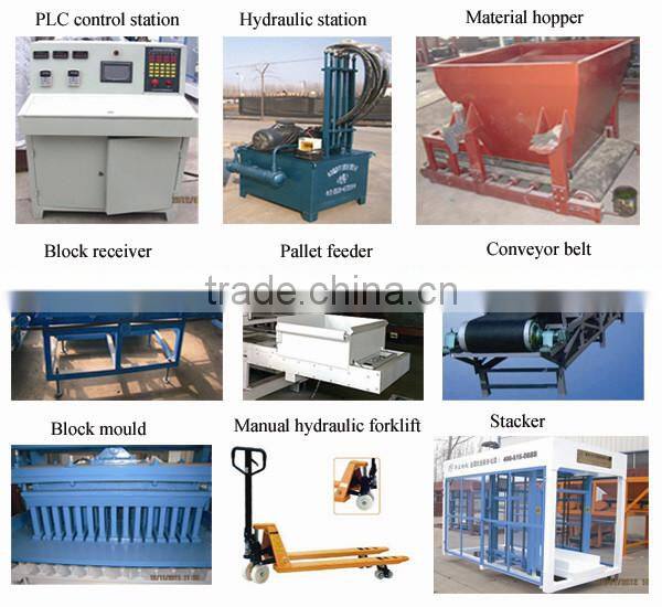 QT4-15B Medium Size Hydraulic Adobe Interlocking Block Making Machine with PLC Control Cabinet Ghana Price