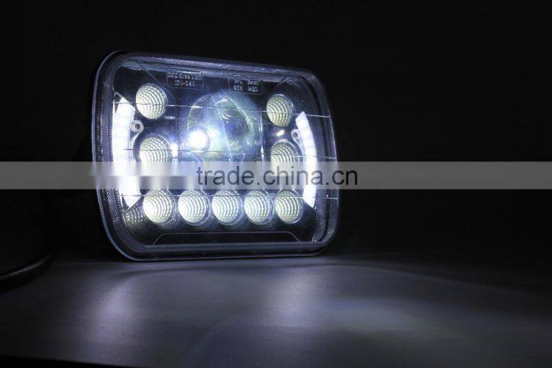 China factory hot selling 5x7 headlight in USA market,7inch led work light for truck