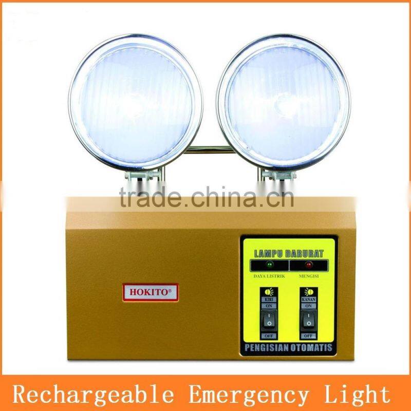 Twin spot battery rechargeable emergency led light MODEL 7032L