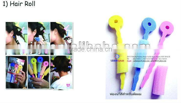 2013 New Style Candy Colors EVA Sponge Hair Foam Roller