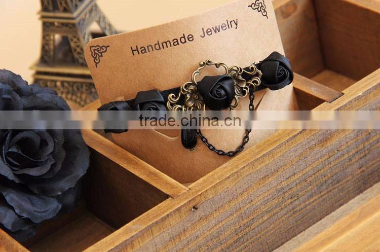 MYLOVE black rose barrette high quality headwear