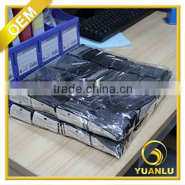 High Quality Black Border Damask Woven Clothing Labels