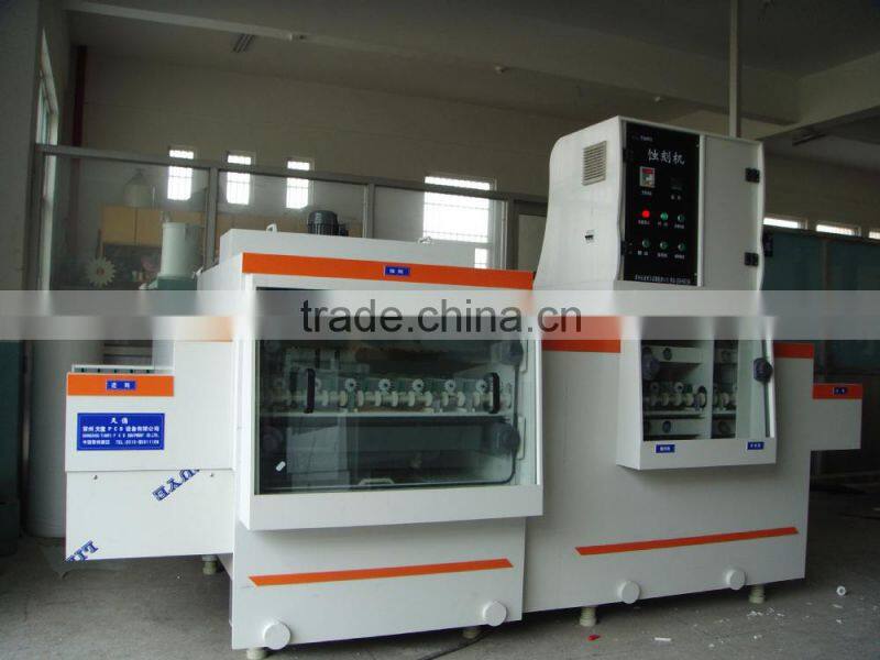 Etching of metal parts