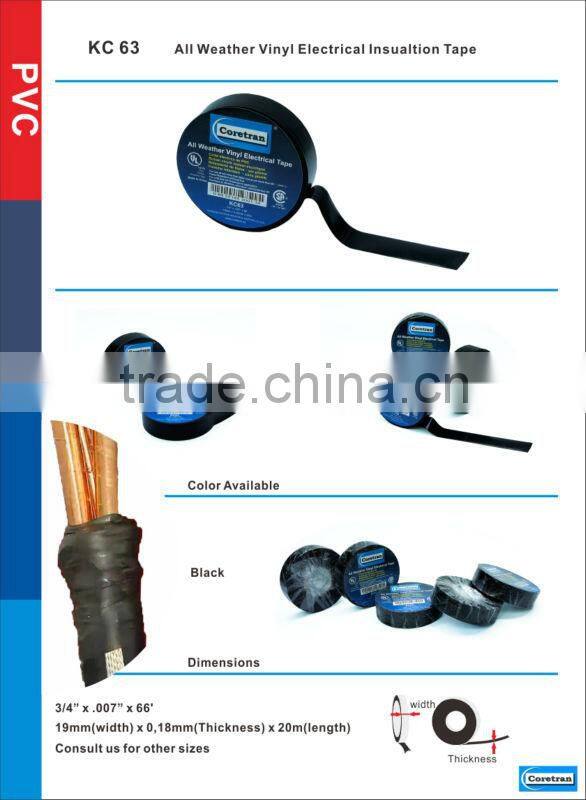 All Weather KC63 vinyl waterproof telecommunication cable tape