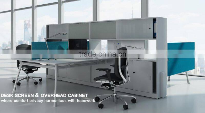 Wooden modern executive office desk manager table with cabinet(FLX-Series)