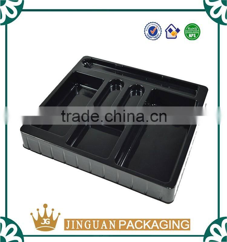 Customized Black PVC Blister Cosmetic Packaging, Cosmetic Container