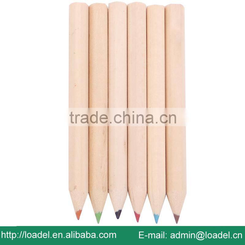 6pcs 3.5 inch brown paper box gift pencil