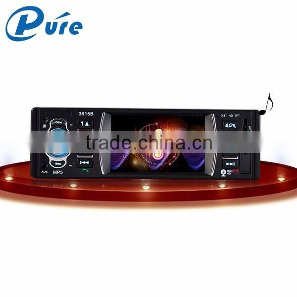 2016 hot selling car radio 3.6 inch car multimedia player car music player with bluetooth and reversing function