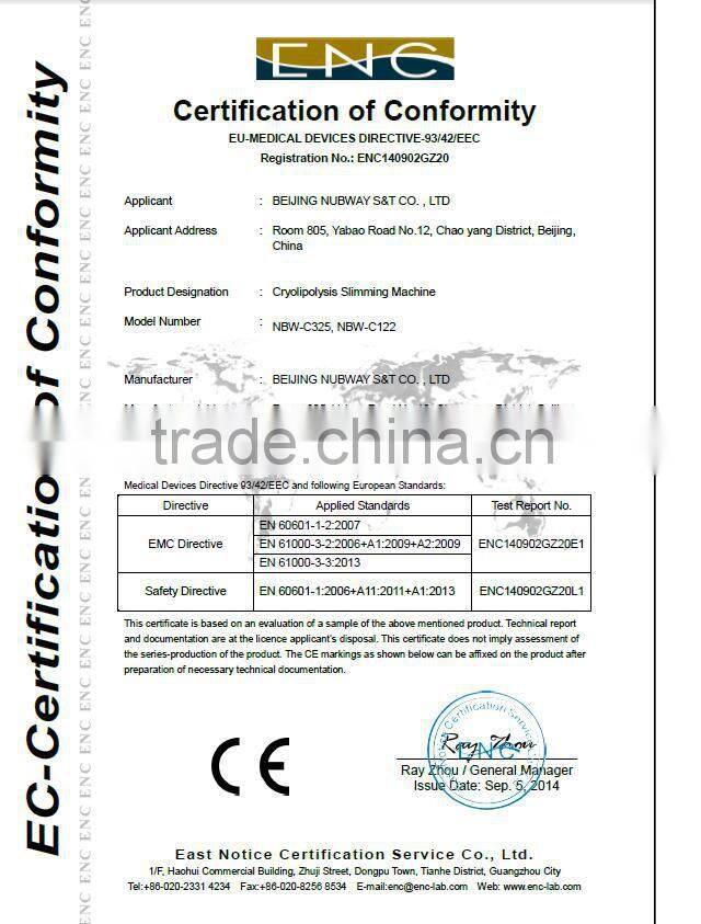 Home Use Cryolipolysis Instrument Body-shape Exercise Instrument physical therapy instrument with CE