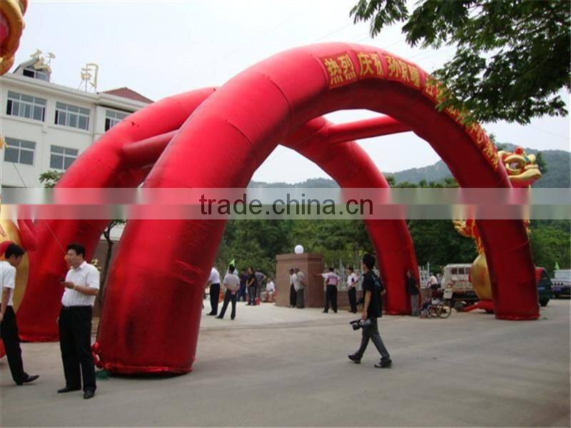 Customized advertising inflatable entrance start finish line inflatable arch