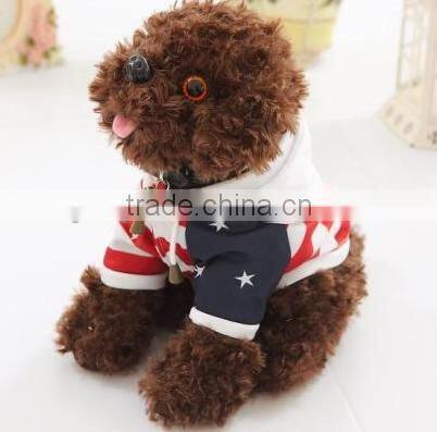 2016 new style hot sale brown stuffed plush dog toys