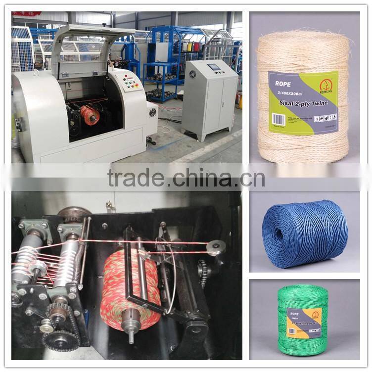 PLASTIC TWINE TWISTER MACHINE TWISTER+WINDER (9kg spool) : https://youtu.be/r-nA2tYRpuI