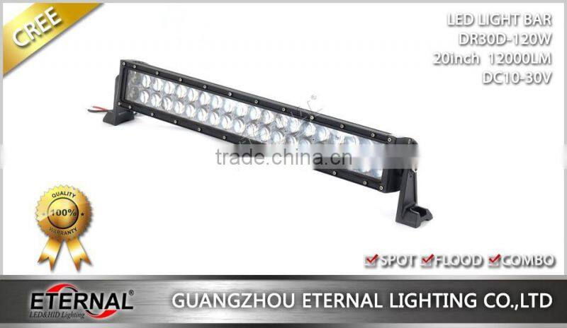 120W 22inch heavy duty construction vehicles crane mining truck forklift excavator high brightness driving spot light bar