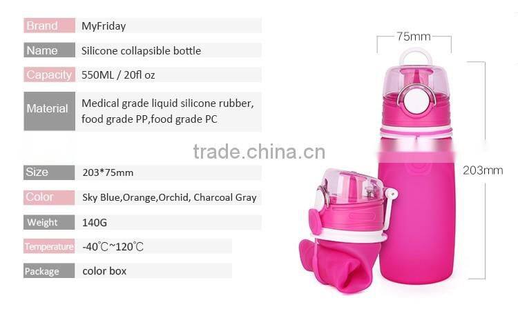 Promotion sport water bottle PP material running drink bottle