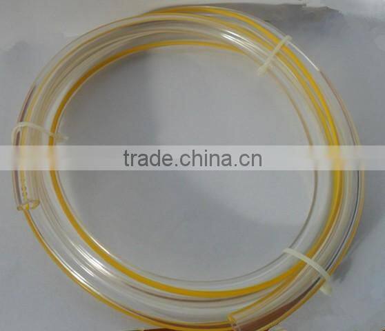 china wholesale plastic yellow marker line clear hose