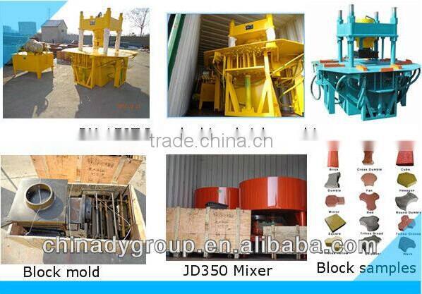 DY150T hydraform interlocking block making machine for sale/paving block making machine