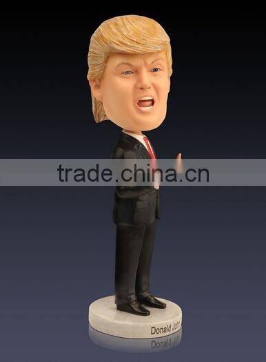 Shaking resin cartoon figure