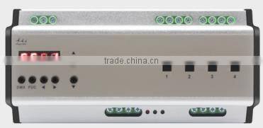 2016 New huge capacity dmx 512 rail switch light controller