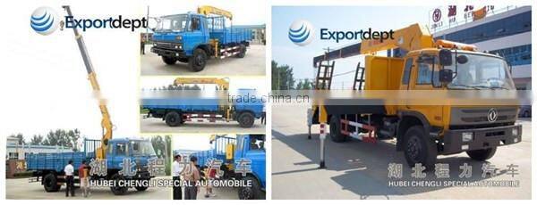 truck with crane,4x2 truck chassis,truck mounted crane