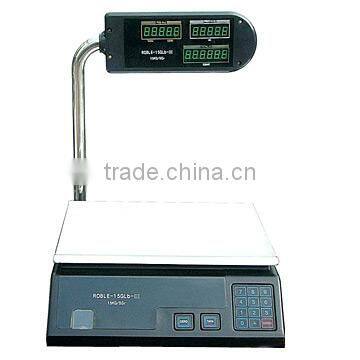 Nice quality digital price computing scale with LCD pole