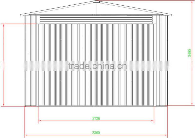 Eco friendly easy building galvanized steel protable canopy for large size tents
