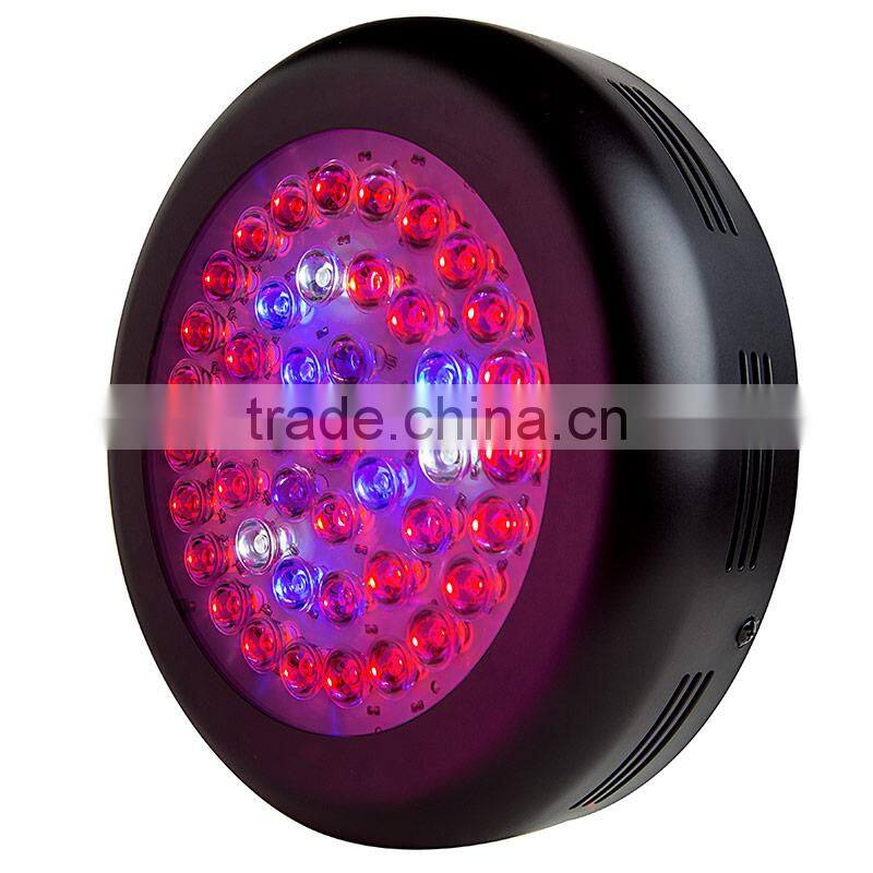Cheap 135w professional UFO Led Grow Light with optical lens for medicinal plants and flower