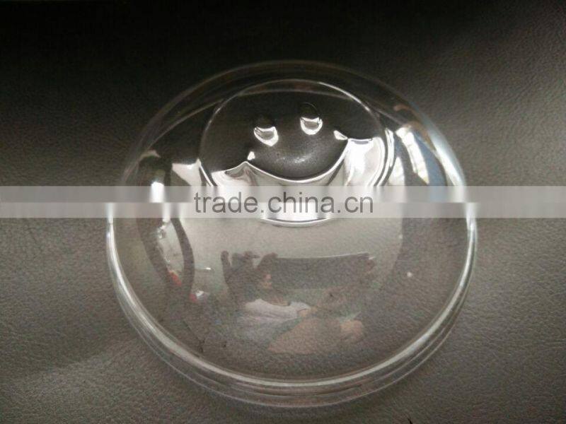 disposable clear plastic dome lid for paper bowl, 14*14*4.5cm