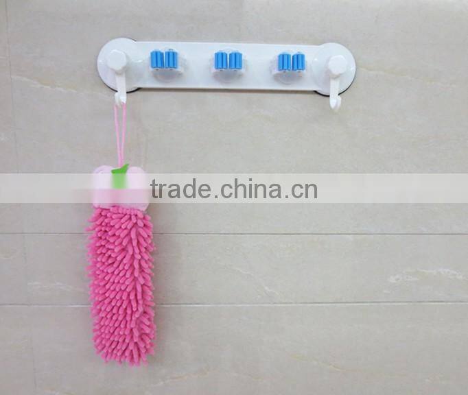 Bathroom Decroation Mop And Broom Plastic Holder With Sucking