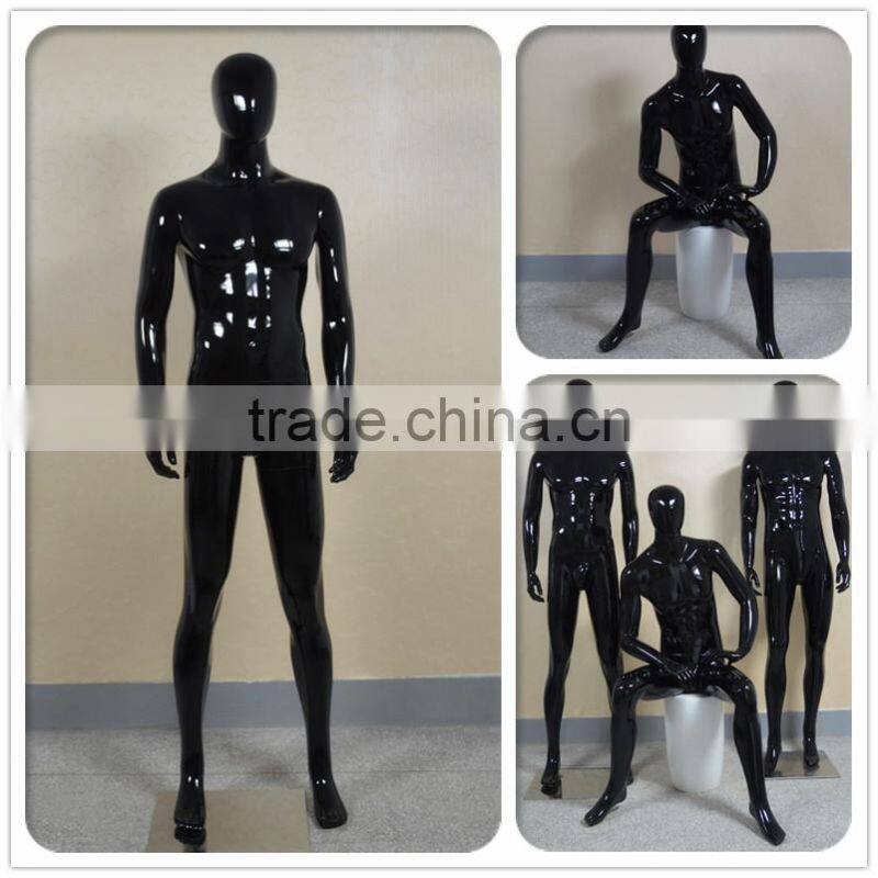 lifelike fashion sports display modern male mannequin,jacket display modern male mannequin