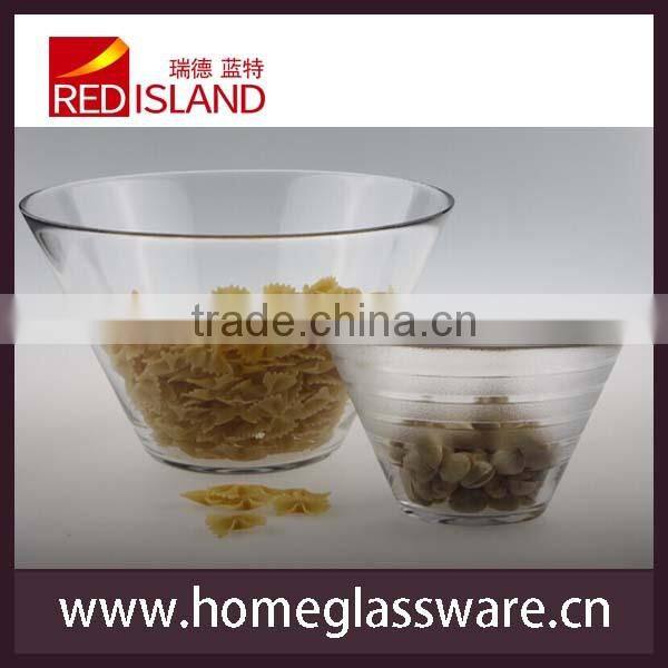 11 inch Centrifuge glass fruit salad bowl