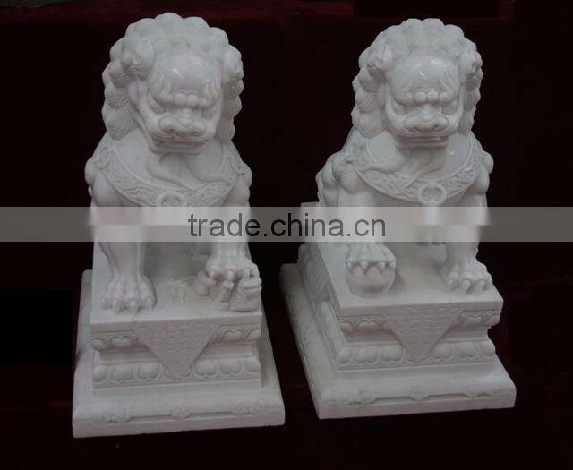 carving marble statue/lion statue for hotel decoration