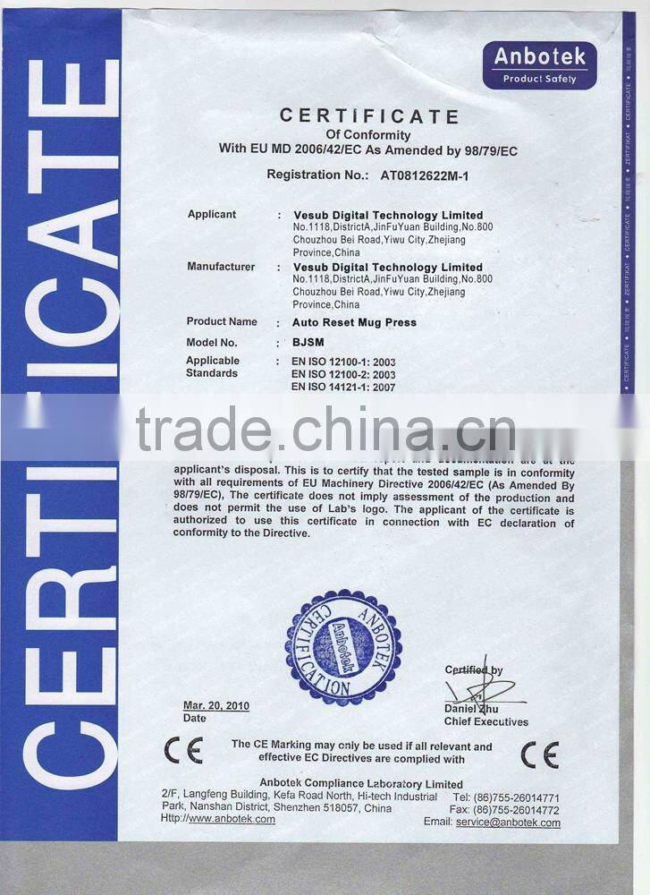 Hot-sale Heat Press Transfer Thermochromic Paint Mug Printing Machine