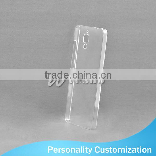Wholesale Custom Design Light Weight Bulk 3D Clear Blank Sublimation Plastic Cell Phone Case For Xiaomi Mi4