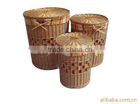Wholesale cheap handmade willow corner storage basket