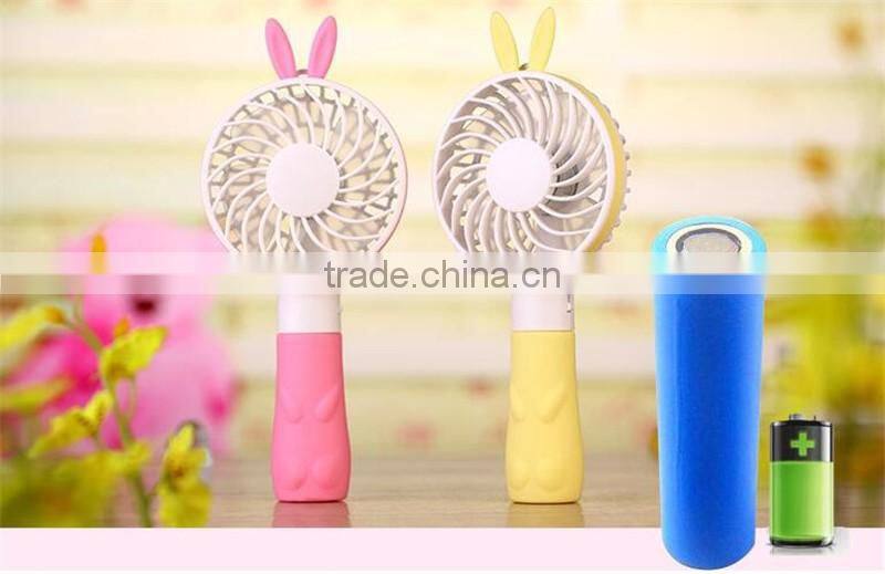 CT-740 The new mini USB charging fan Cartoon charging fan small handheld Outdoor Garden small fan