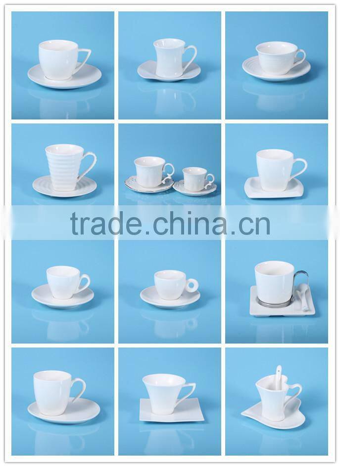 Reusable Italian ceramic coffee cups/espresso coffee cup and saucer