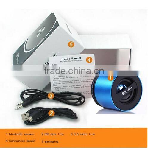 2016 HIFI Speaker MY VISION N9 Wirless Bluetooth Input TF Card Speaker with FM Optional function