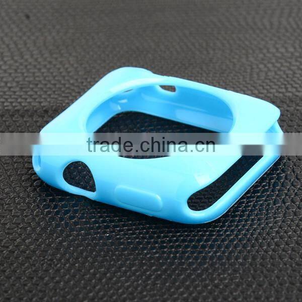 Ultra thin transparent soft TPU case for apple watch accessories rugged cases