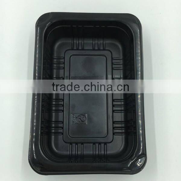 4-Compartments Disposable Plastic PP lunch food container/bento box