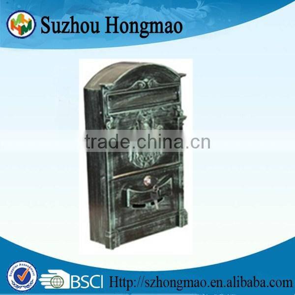 LOCKABLE OUTSIDE ALUMINUM MAILBOX WALL MOUNTED LETTERBOX