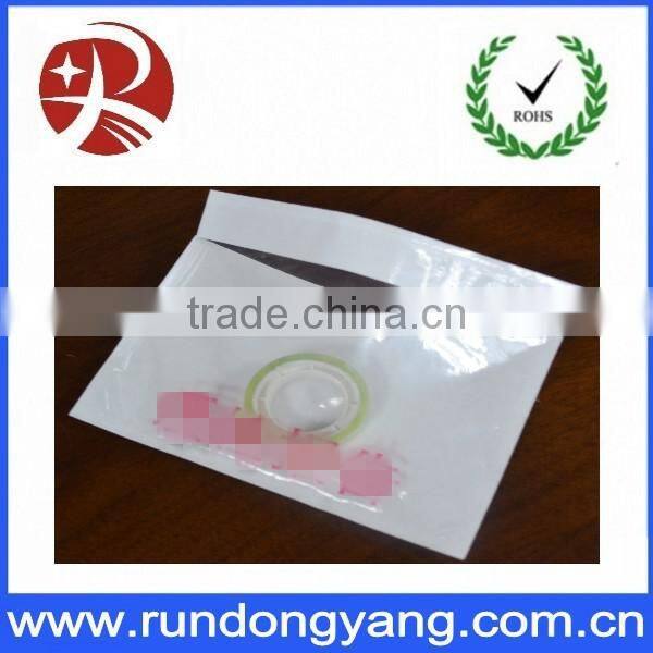 Red printed packing list envelope