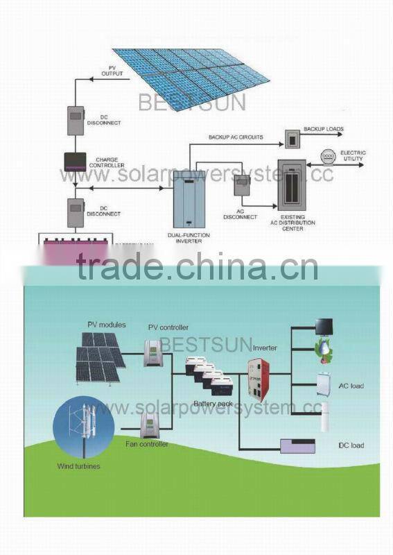 BESTSUN Pure Sine Wave Solar Power/Energy Inverter/ Panel SPI-1000x