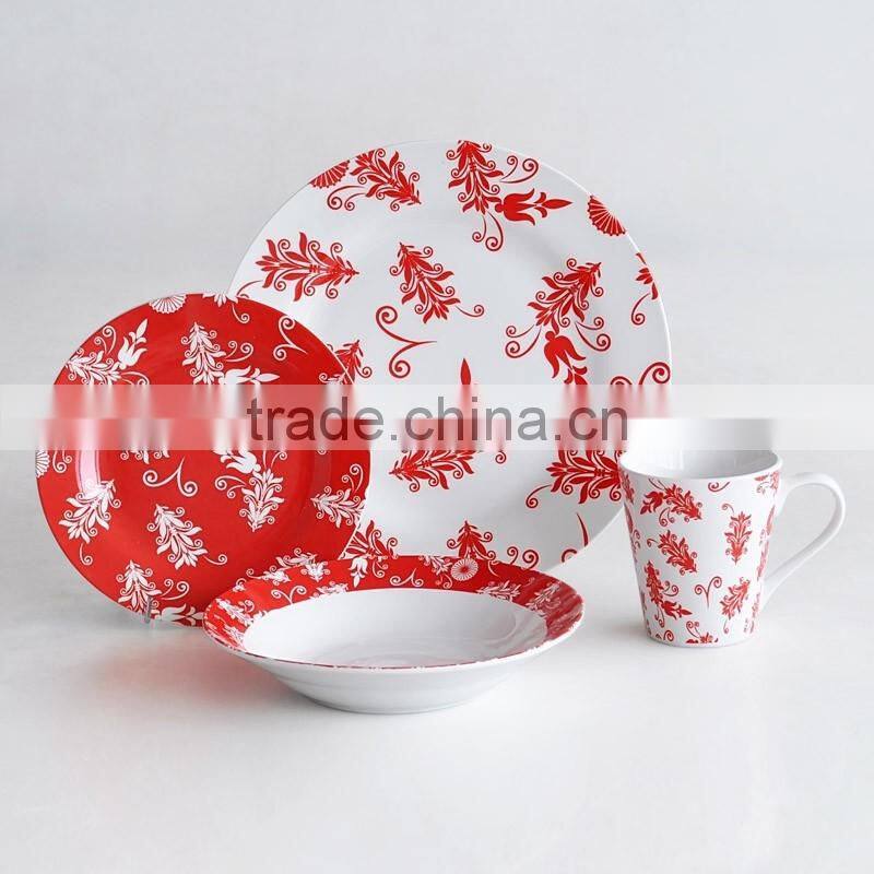 8pcs porcelain dinnerware set,set of 8pcs dinner set,white porcelain dinnerware set