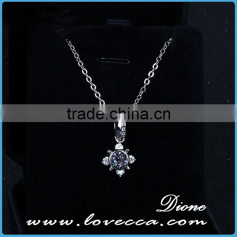 Blue druzy agate jewellery Various design simple agate druzy pendants